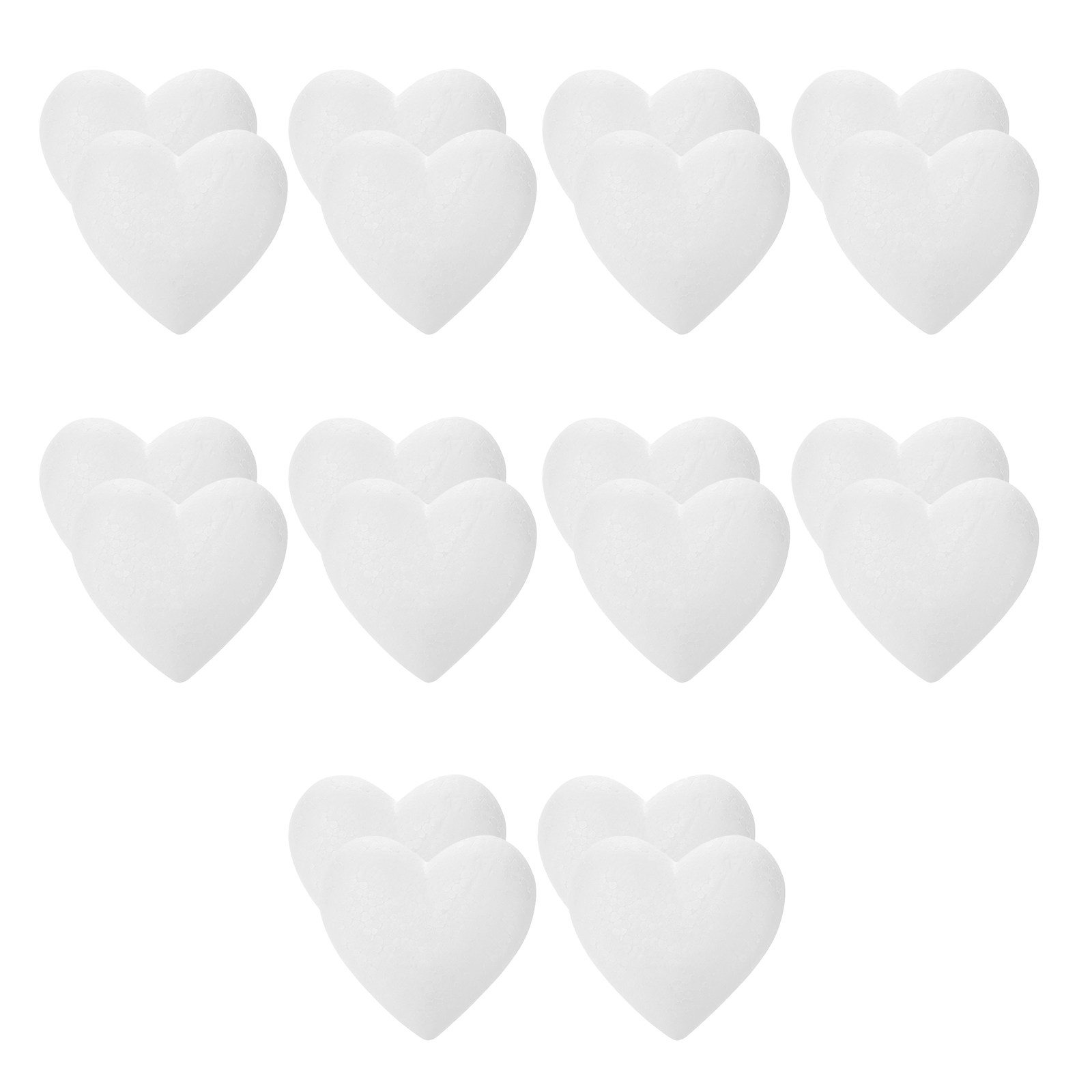 Craft Embellishments - 20Pcs Smooth Foam Heart Balls DIY