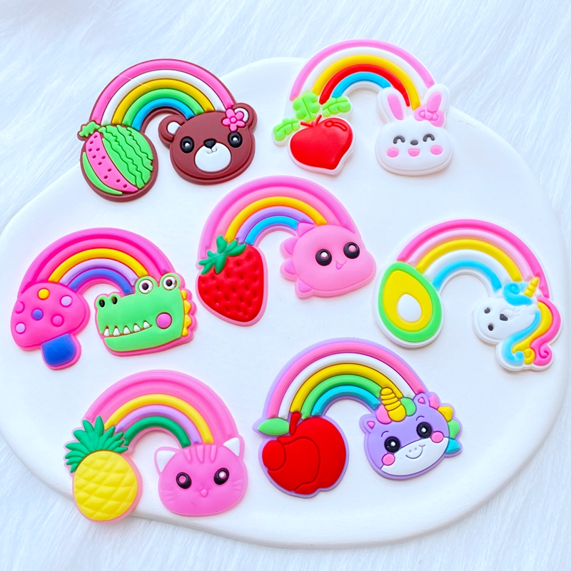 10Pcs New Cute Fruit Animal Ra - Embellishment Glue Craft recensie en prijs