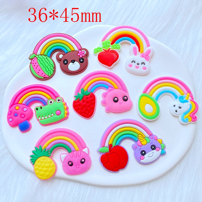 10Pcs New Cute Fruit Animal Ra - Embellishment Glue Craft recensie en prijs