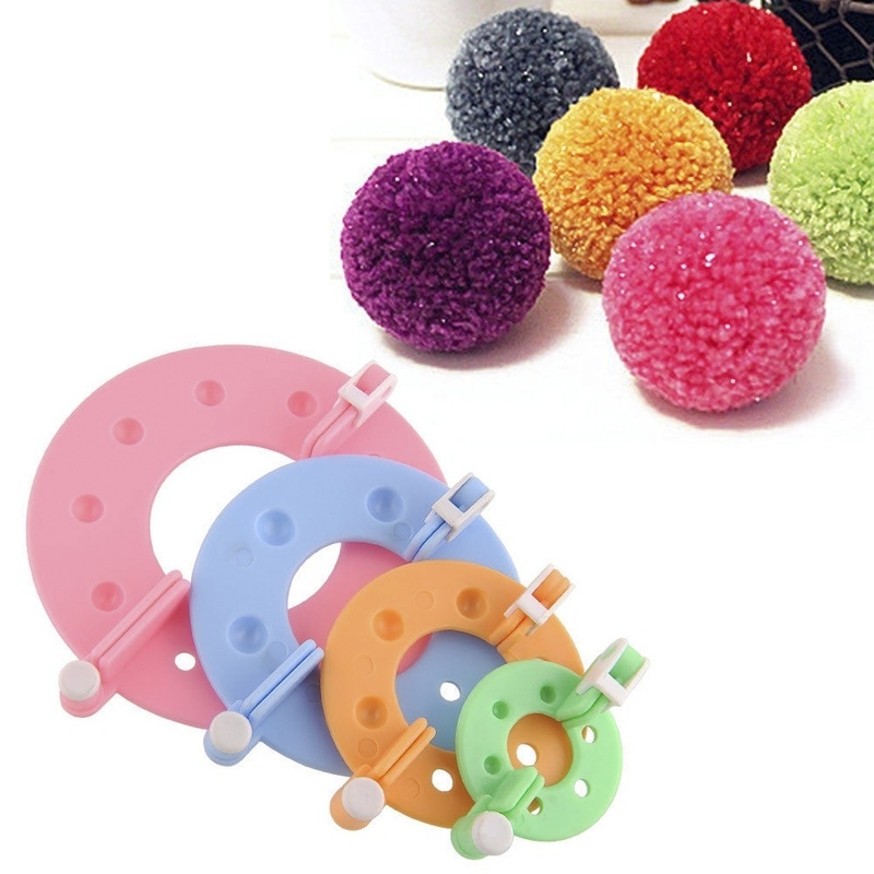 8PCS 4 Sizes Fluff Ball Weaver - Pom Pom Maker Tool recensie en prijs