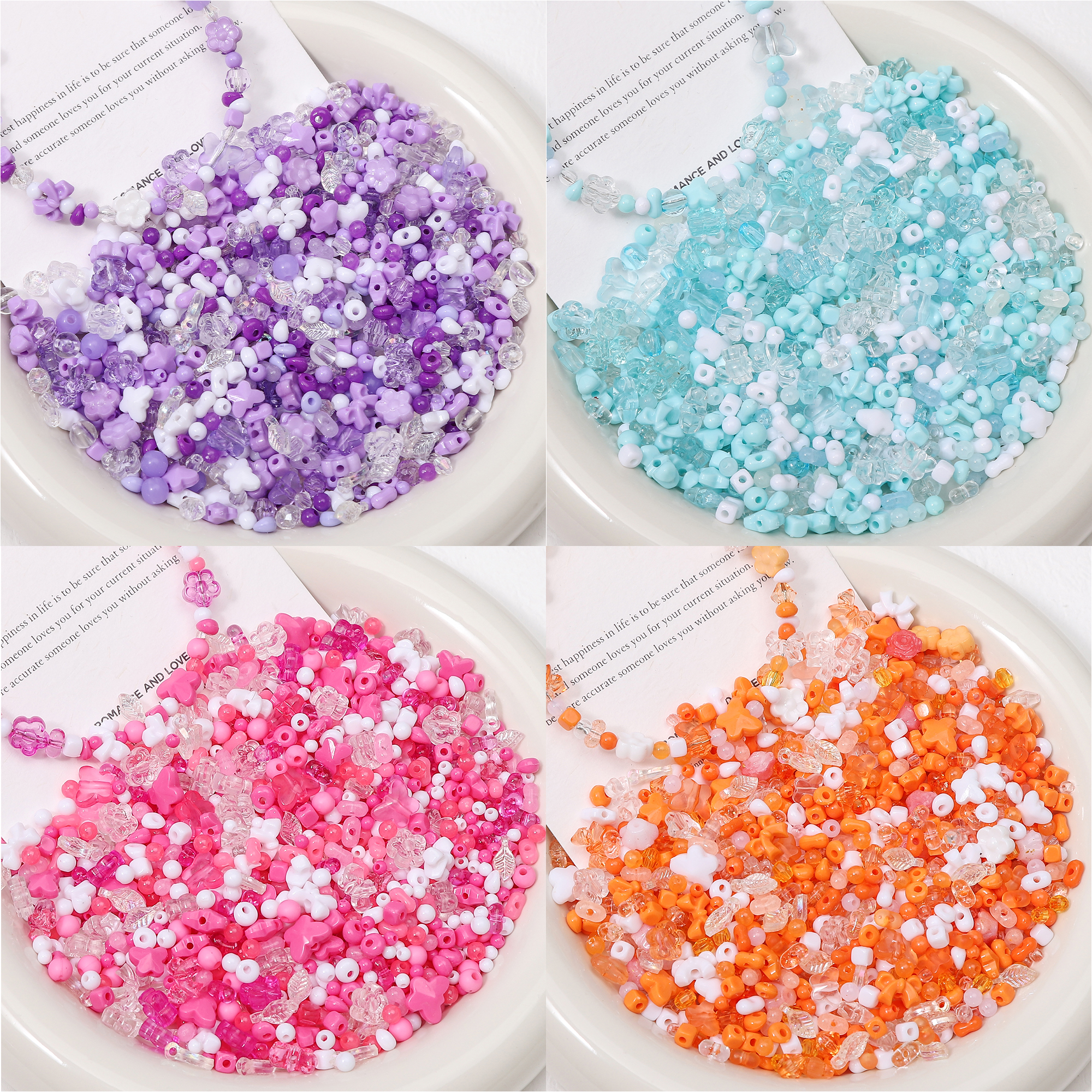 100-130Pcs Acrylic Bow Flower  - Embellishment Crafts recensie en prijs