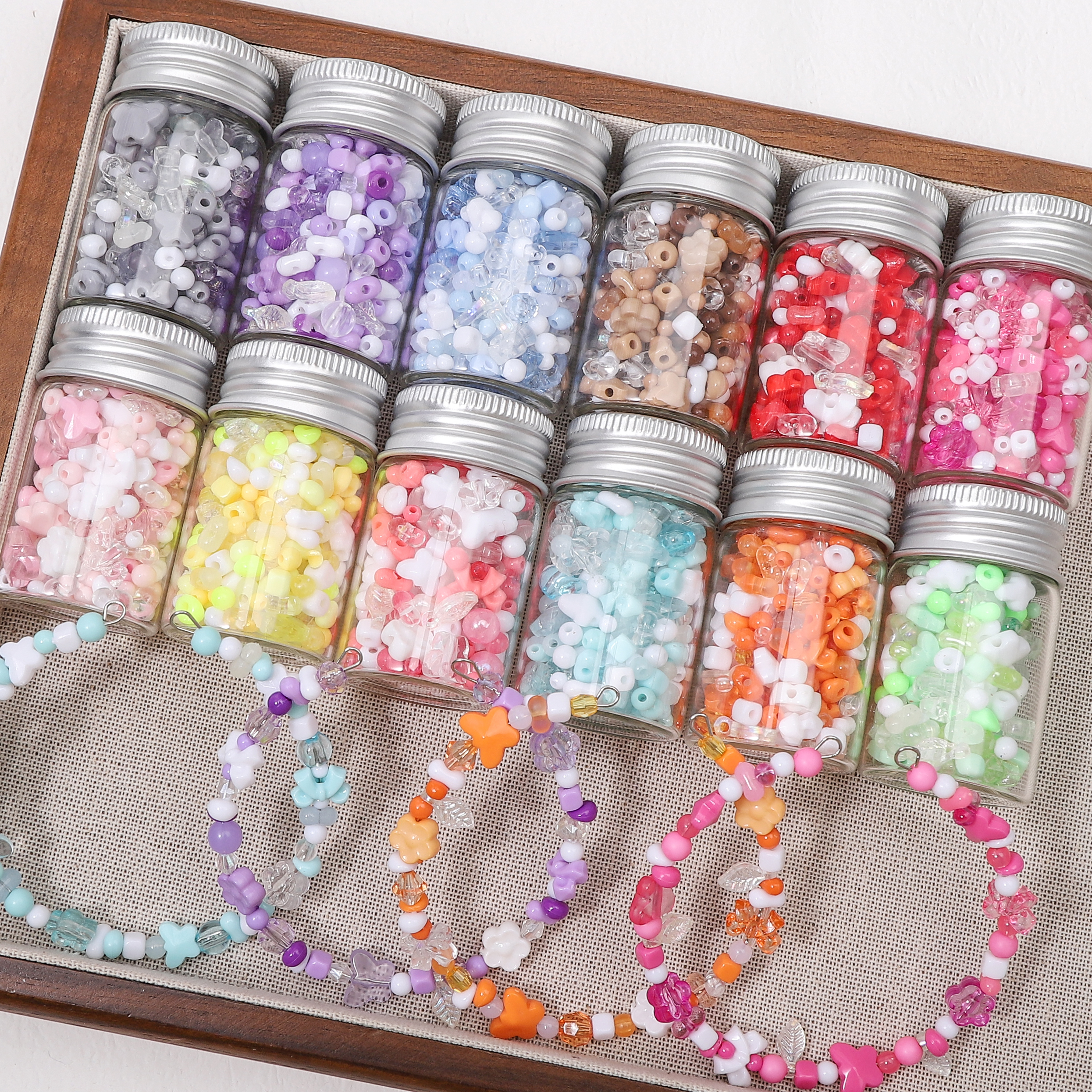 100-130Pcs Acrylic Bow Flower  - Embellishment Crafts recensie en prijs