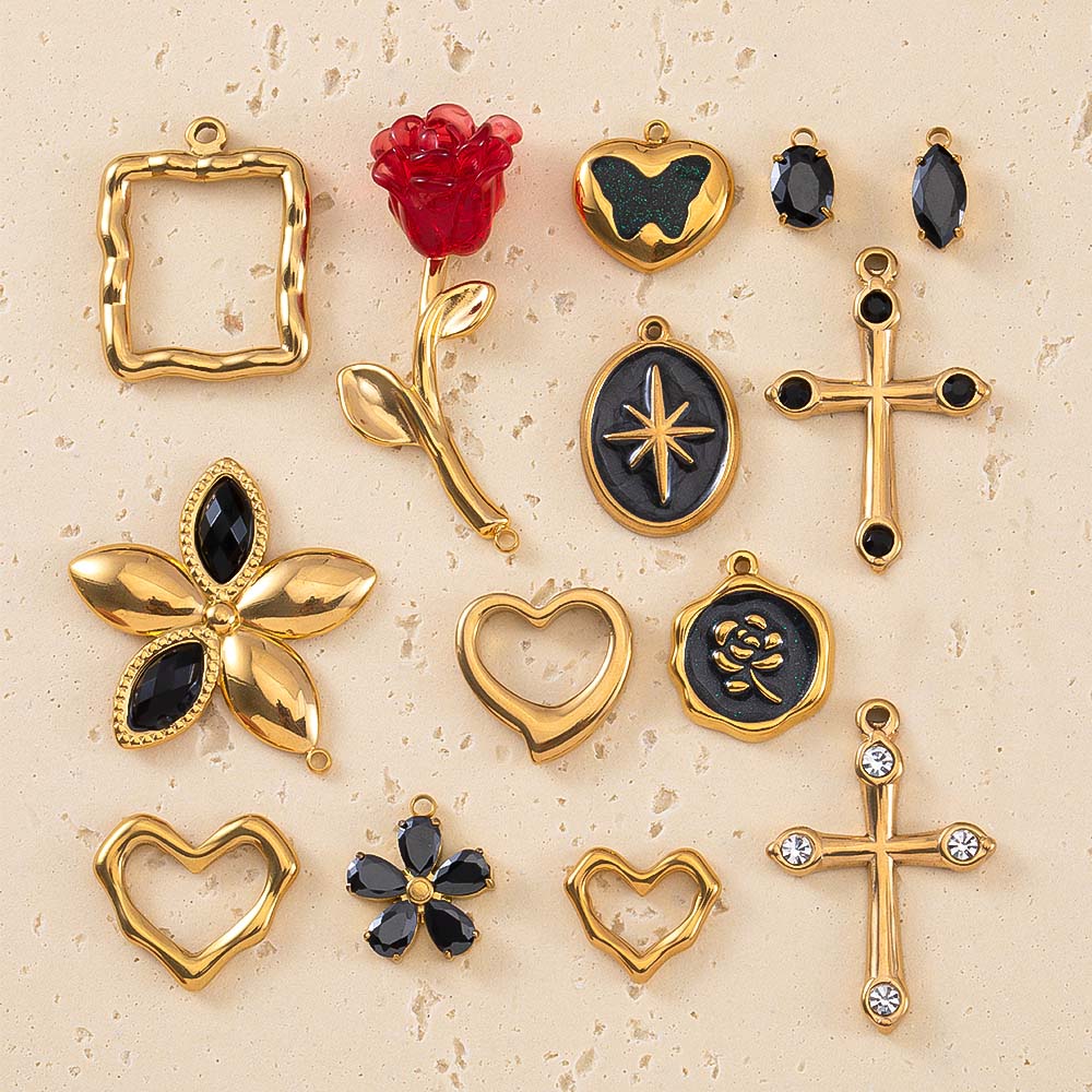 2pcs Stainless Steel Flower Cr - Embellishment Crafts recensie en prijs