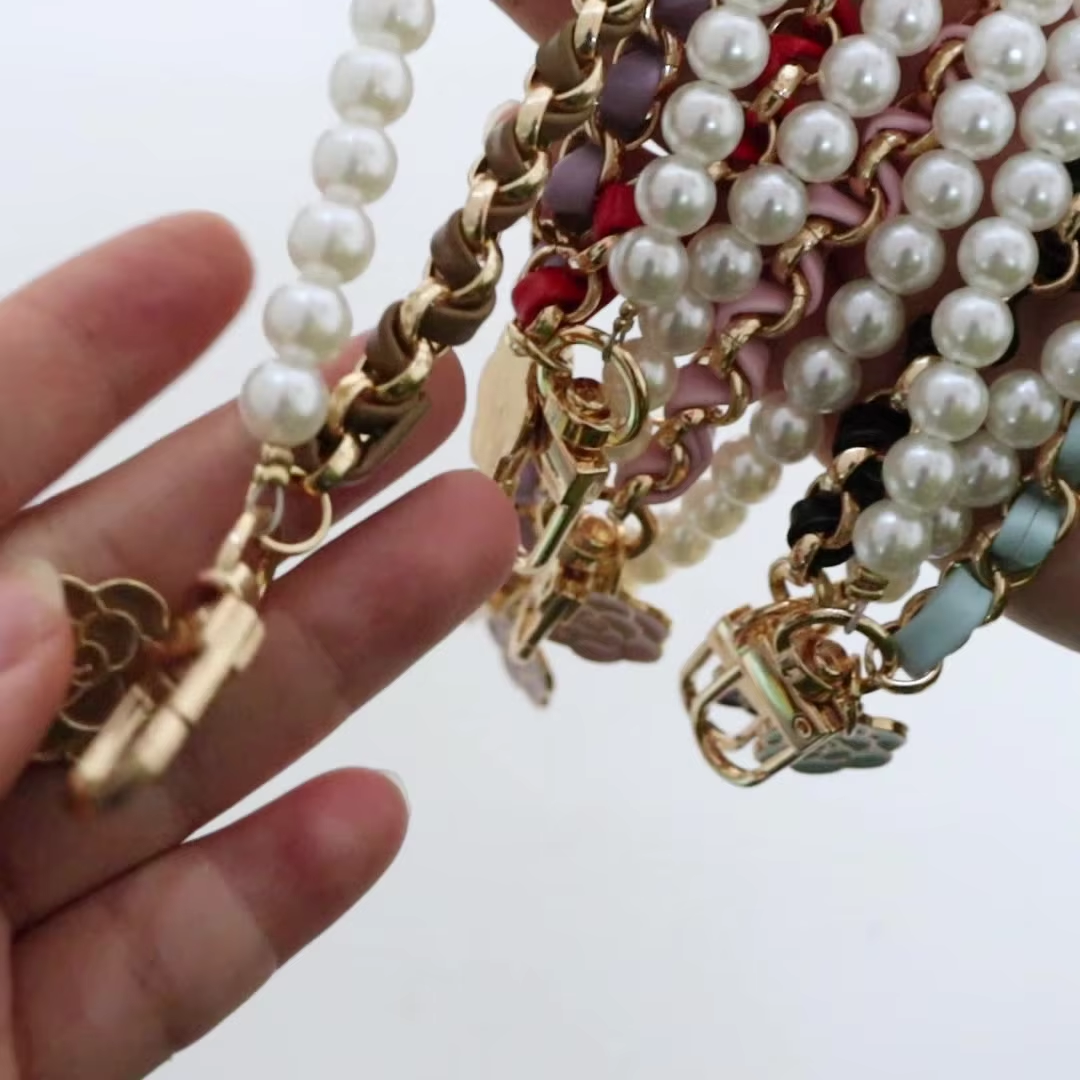 1 Strand/Lot Leather Imitation - Pearl Trim Chain recensie en prijs