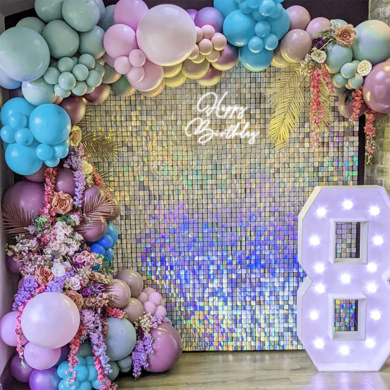 18 Pcs Sequin Panel Background - Sequin Fabric Panel recensie en prijs