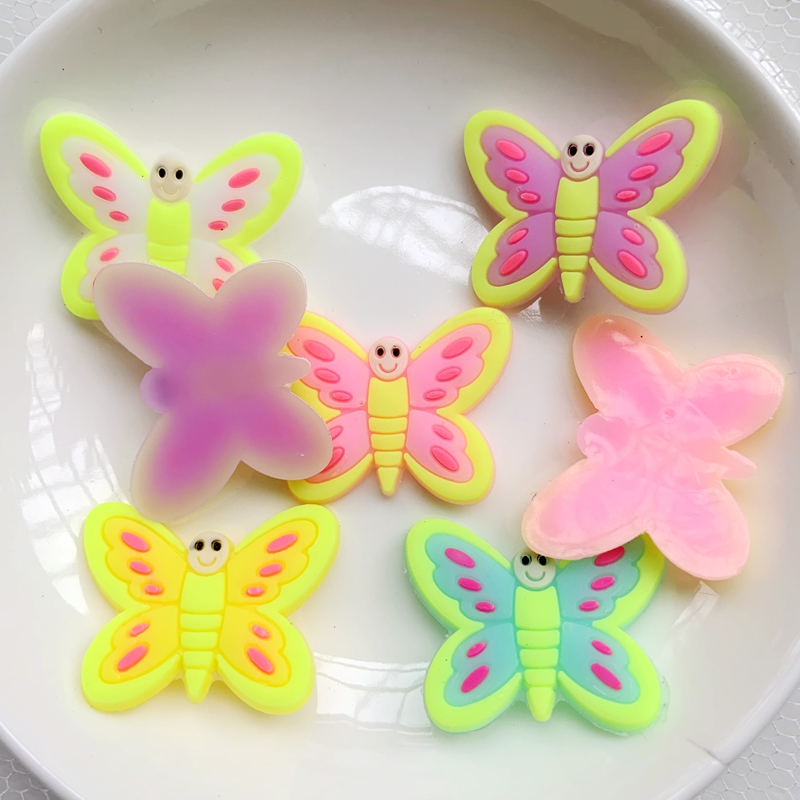 10pcs Cute Large butterfly PVC - Embellishment Glue Craft recensie en prijs