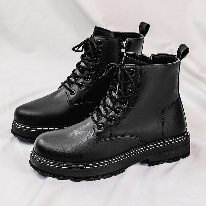 Men's 4-Season Black Patent Le - Guipure Lace Panel recensie en prijs