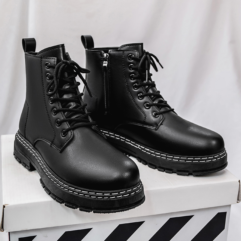 Men's 4-Season Black Patent Le - Guipure Lace Panel recensie en prijs