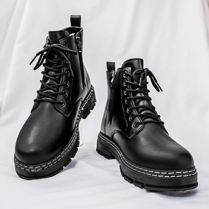 Men's 4-Season Black Patent Le - Guipure Lace Panel recensie en prijs