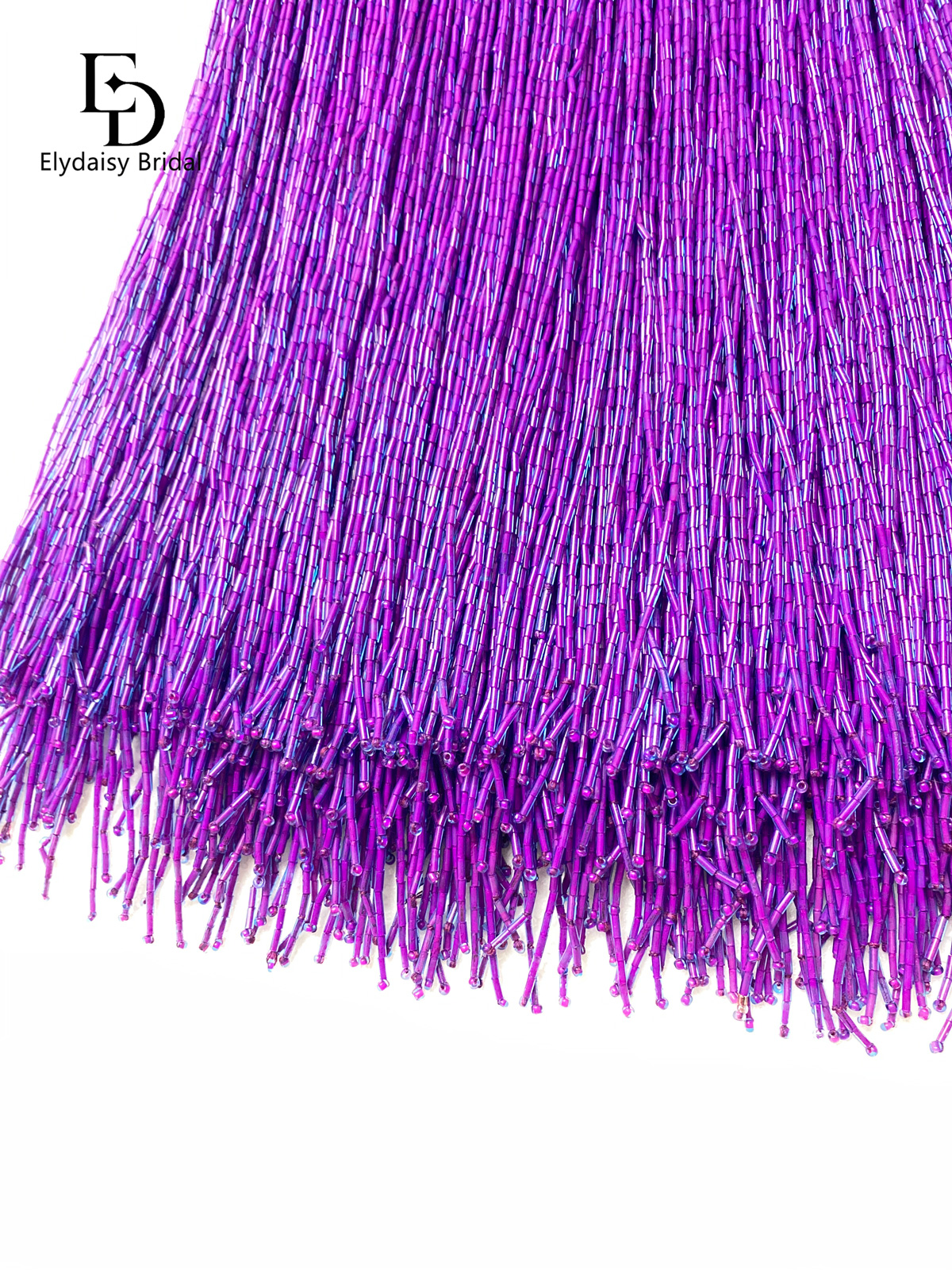 30CM Long Purple Green Black B - Fringe Ribbon Sewing recensie en prijs