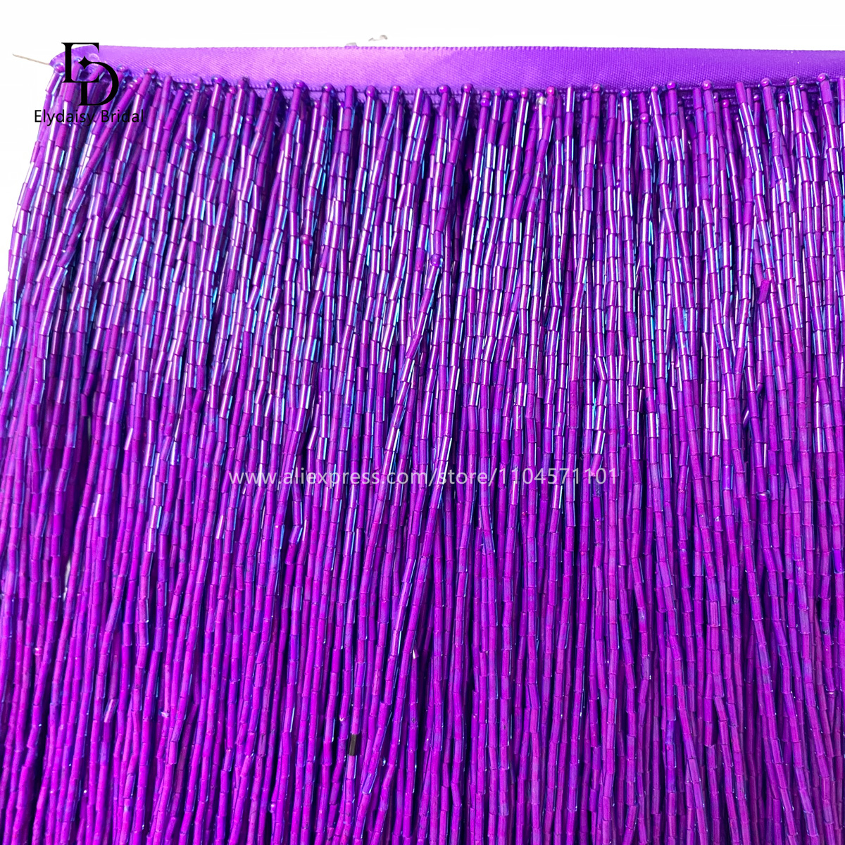 30CM Long Purple Green Black B - Fringe Ribbon Sewing recensie en prijs