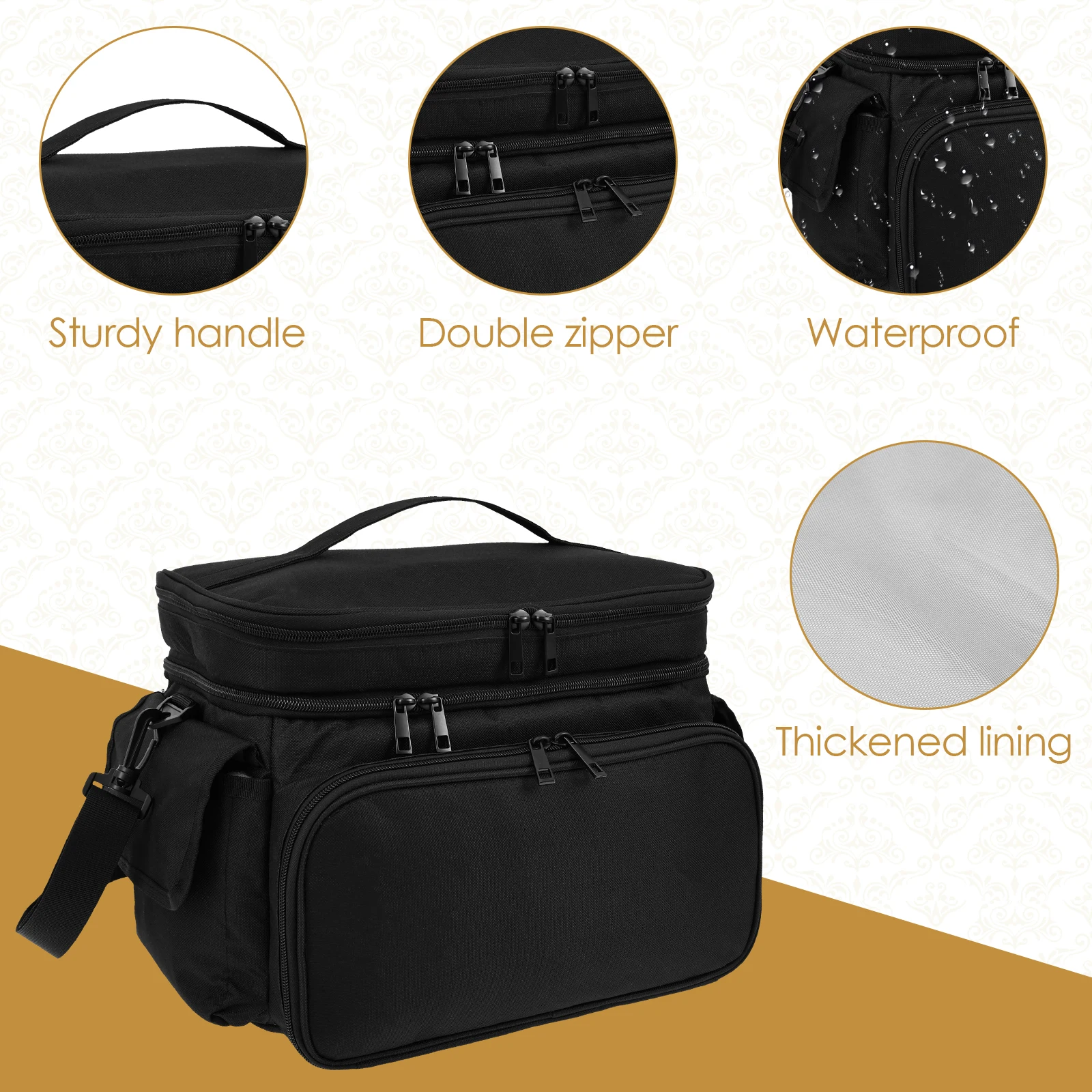 Large Sewing Bag Wool Knitting - Craft Embellishment Storage recensie en prijs