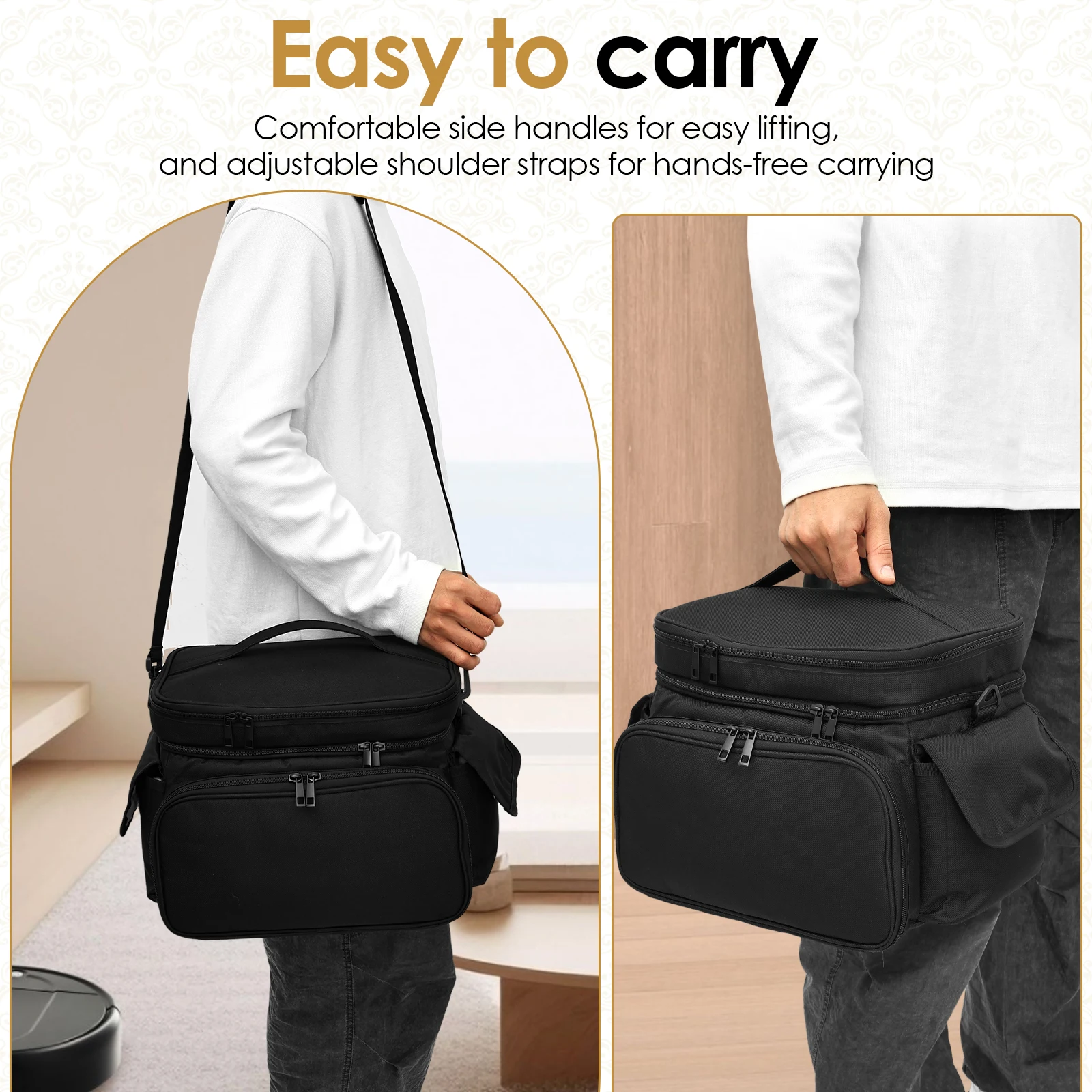 Large Sewing Bag Wool Knitting - Craft Embellishment Storage recensie en prijs