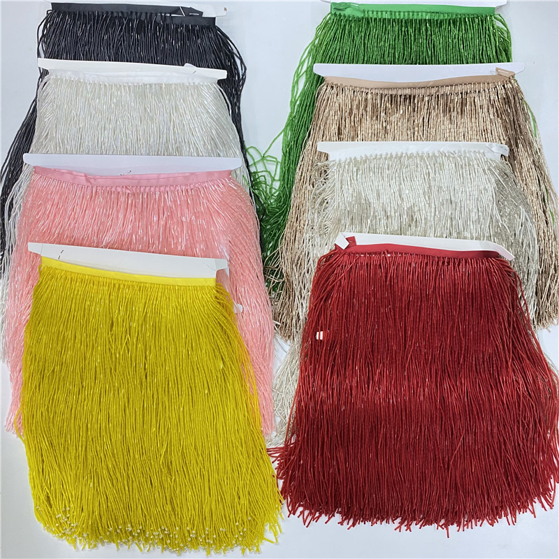 2metros/lot 30cm Wide High Qua - Beaded Trim Fringe recensie en prijs