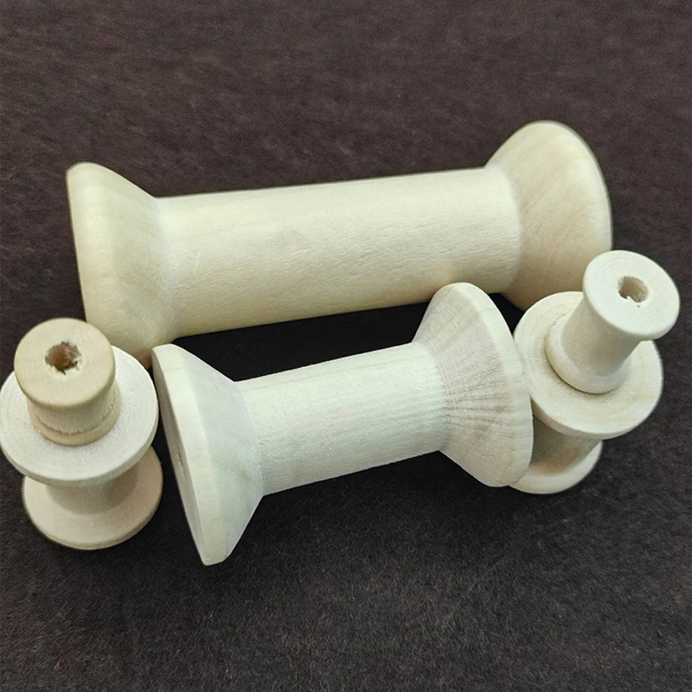 10/5Pcs Mini Wooden Bobbins Em - Organza Ribbon Spool recensie en prijs