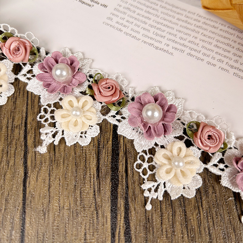 44/50cm 3D Flower Lace Trim Ap - Lace Ribbon Trim recensie en prijs