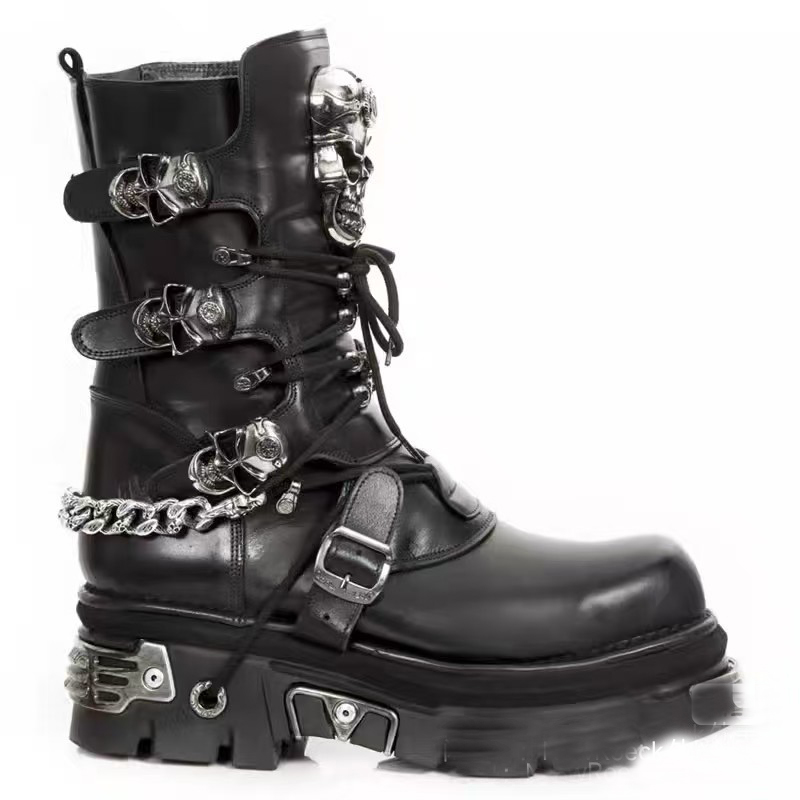 Fashion Men's Genuine Leather  - Guipure Lace Panel recensie en prijs