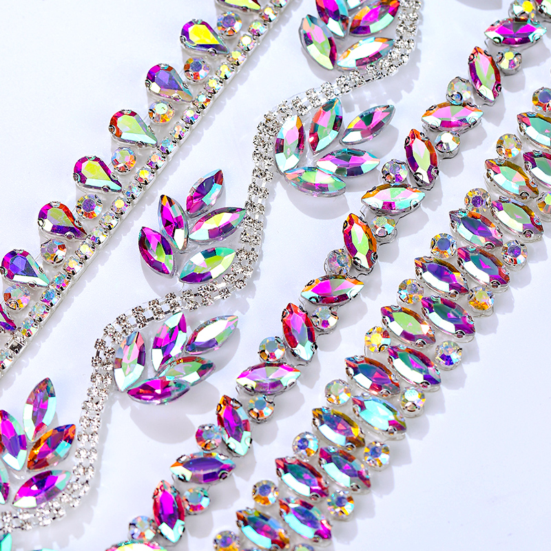 QIAO Rhinestone Trim Crystal A - Crystal Mesh Fabric recensie en prijs