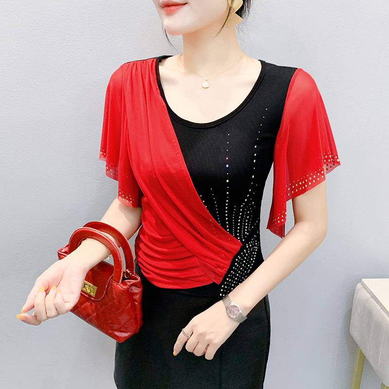 2025 Summer Women's Mesh Top:  - Beaded Trim Fringe recensie en prijs