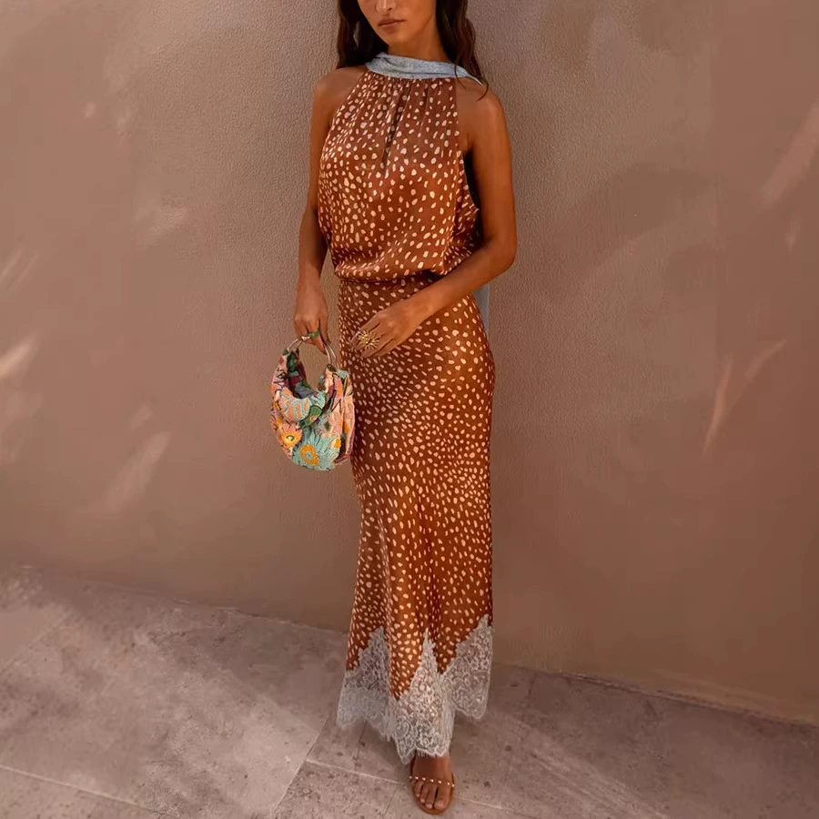 2026 New Elegant Printed Rever - Elastic Lace Trim recensie en prijs