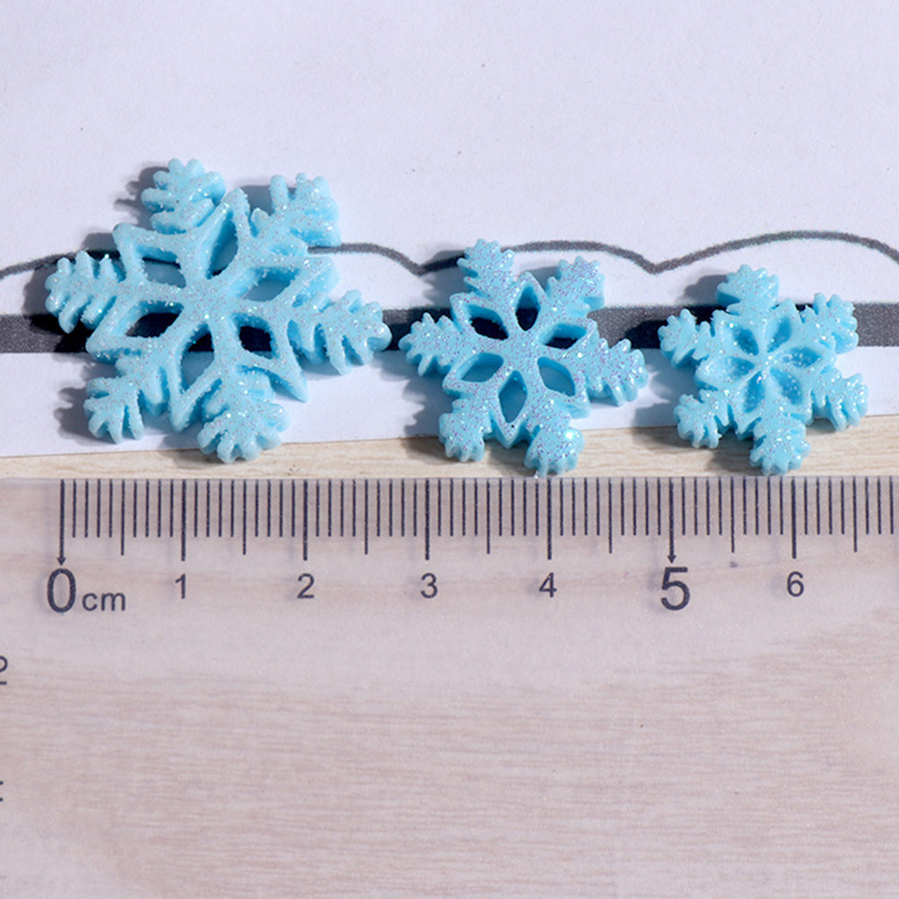 50Pcs Mini Resin Snowflake Orn - Christmas Craft Embellishment recensie en prijs