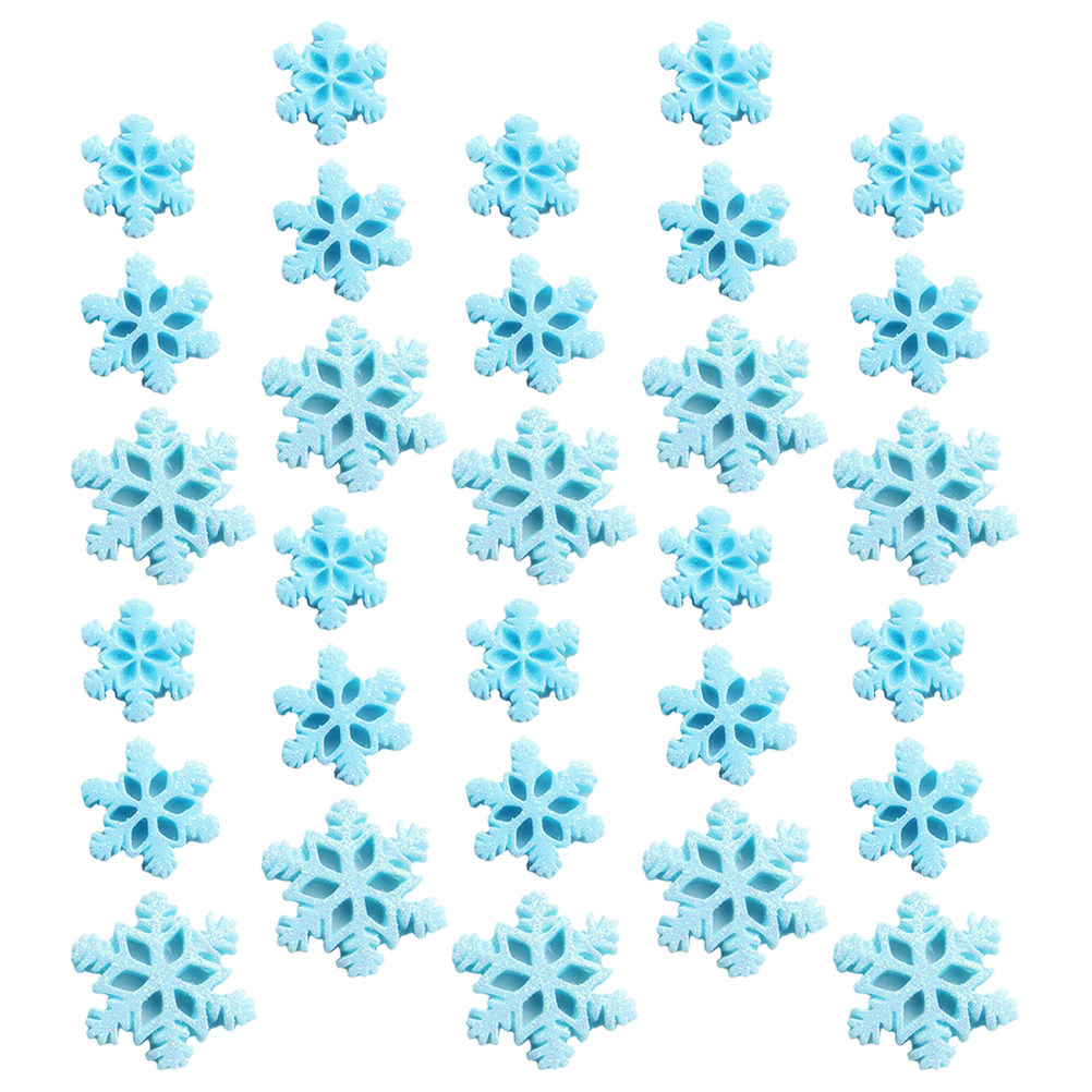 50Pcs Mini Resin Snowflake Orn - Christmas Craft Embellishment recensie en prijs