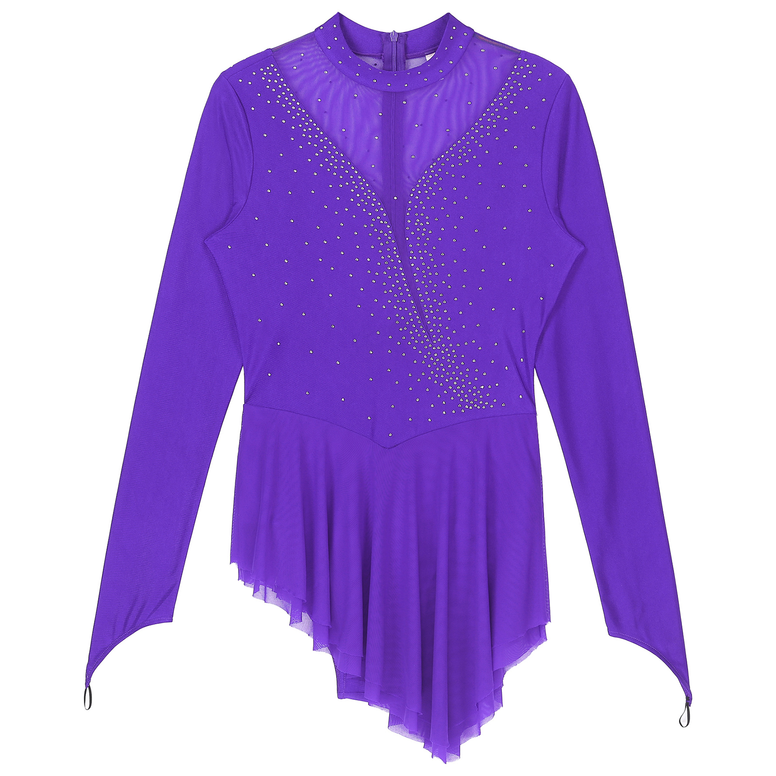 Women Figure Ice Skating Gymna - Rhinestone Banding Trim recensie en prijs