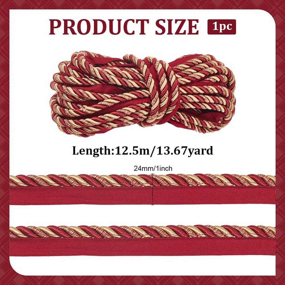 Polyester Twist Lip Cord Trim  - Cord Trim Twisted recensie en prijs