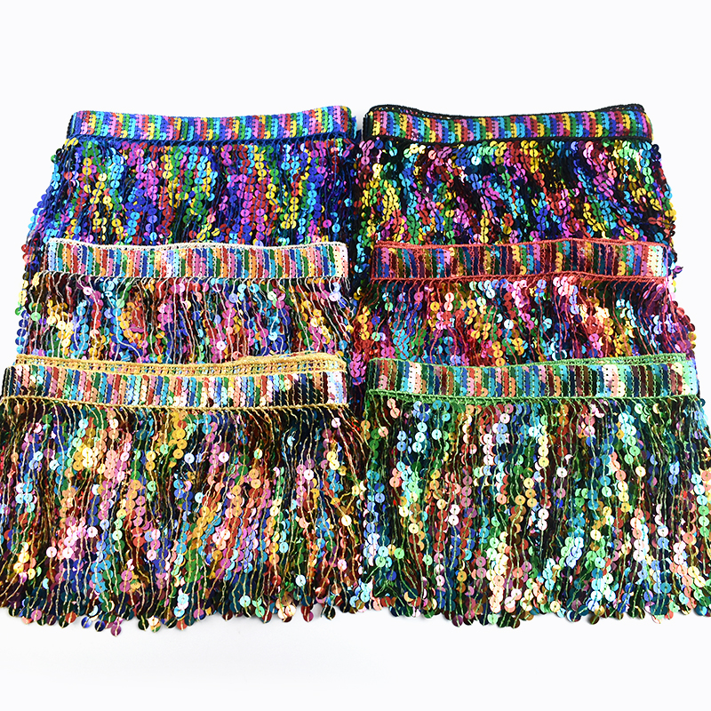 5/10Yards Sequin Fringe Tassel - Fringe Ribbon Sewing recensie en prijs