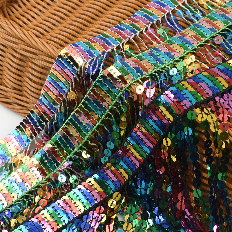 5/10Yards Sequin Fringe Tassel - Fringe Ribbon Sewing recensie en prijs