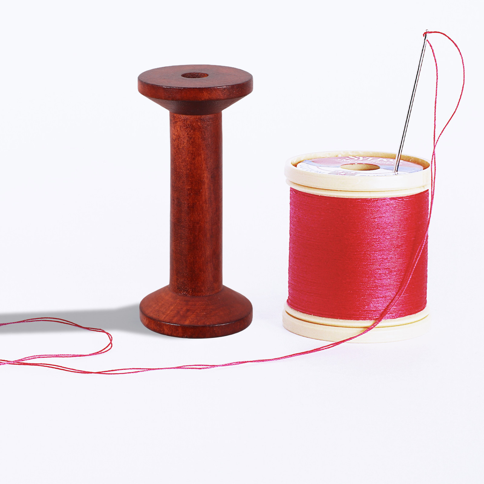 6Pcs Smooth Wood Thread Spools - Embroidery Craft recensie en prijs