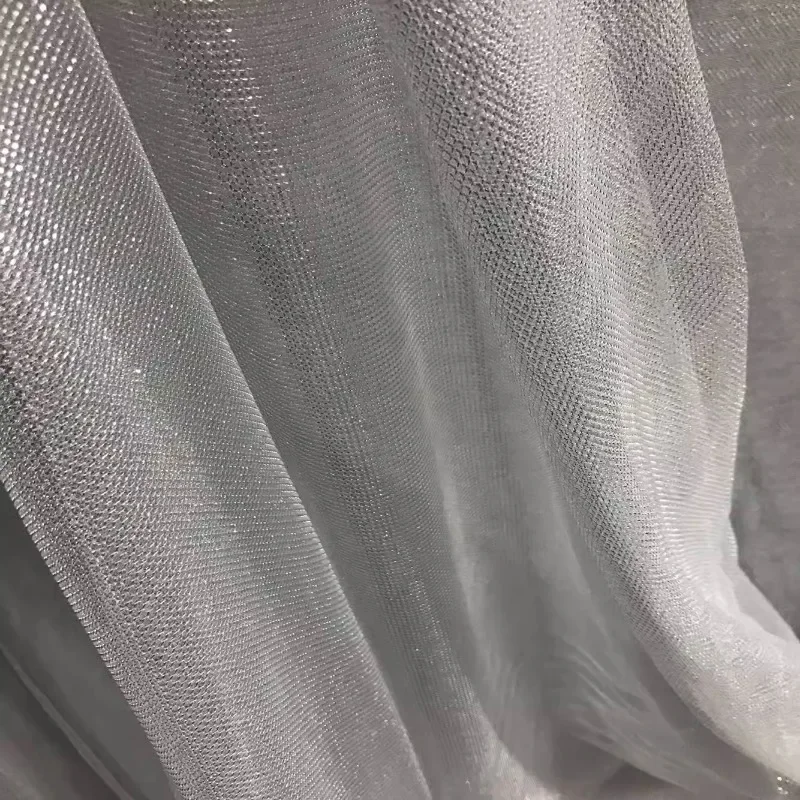 Mesh Elastic Fabric Shiny Ligh - Crystal Mesh Fabric recensie en prijs