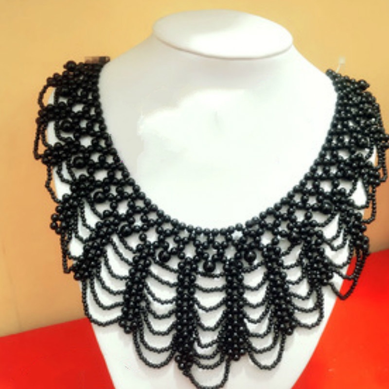 New Pearl Beaded Lace Trim Col - Beaded Trim Fringe recensie en prijs