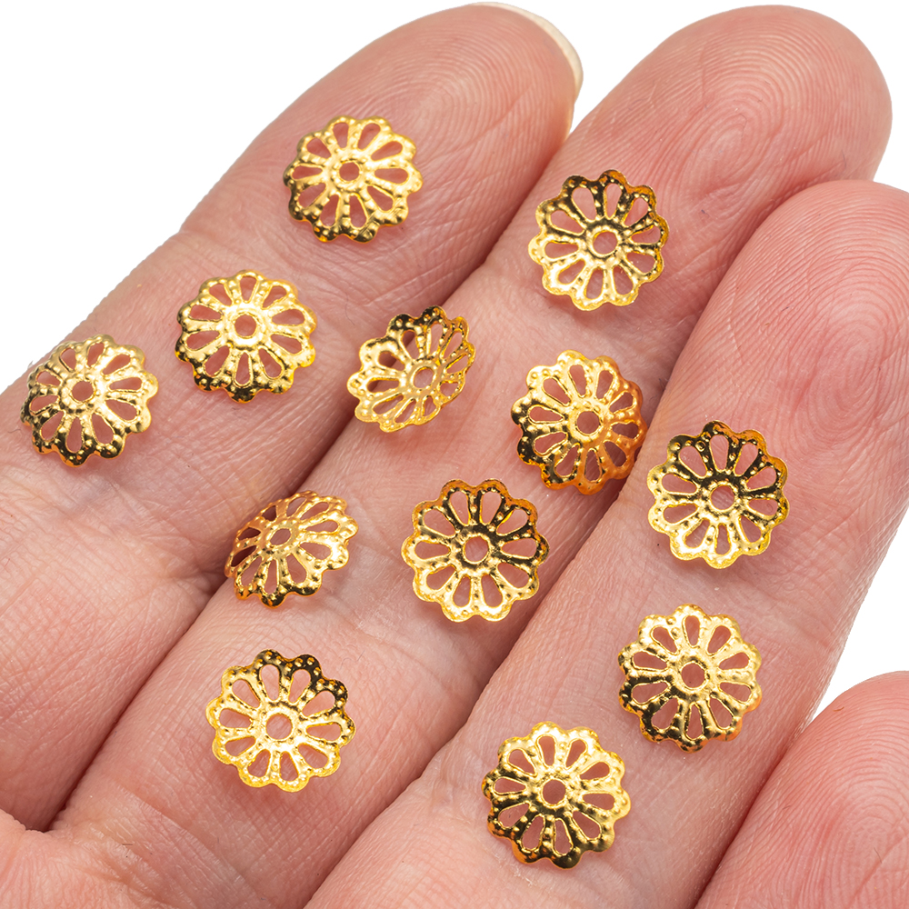 200pcs 7/9mm Filigree Flower H - Embellishment Crafts recensie en prijs