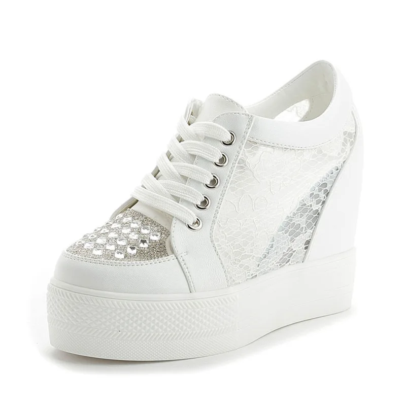 Fashion Sneakers Women Platfor - Crystal Mesh Fabric recensie en prijs