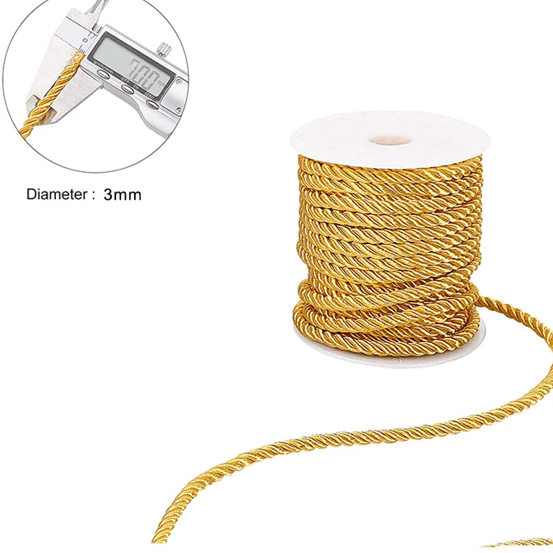 3mm 10m Twisted Cord Rope Trim - Cord Trim Twisted recensie en prijs
