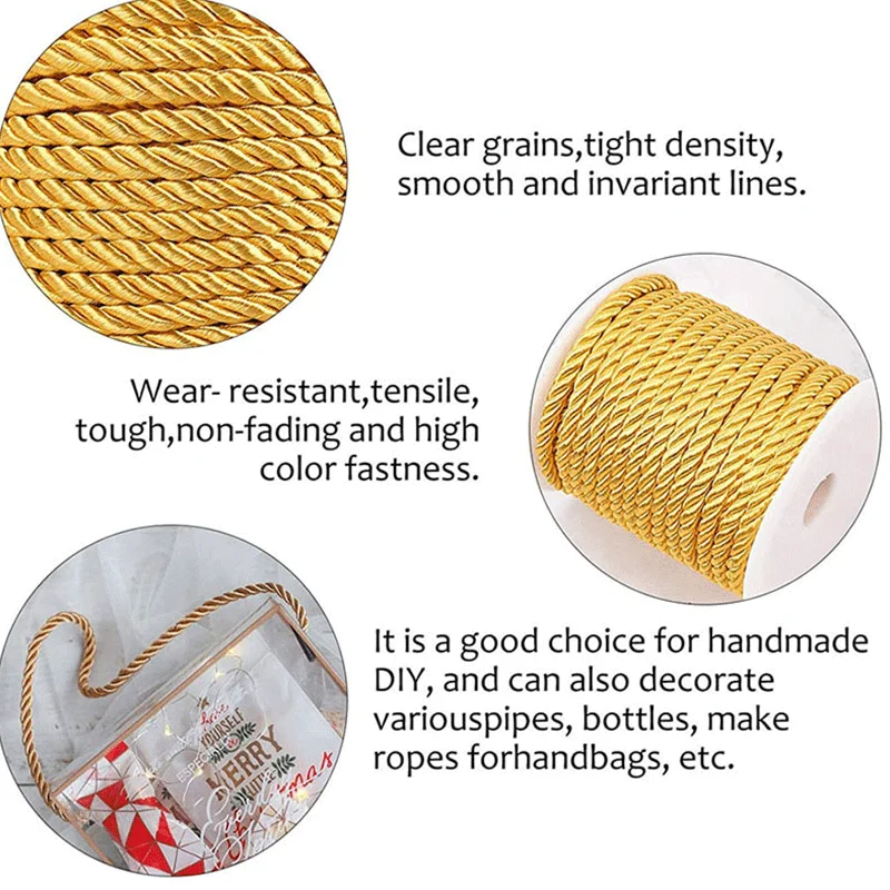 3mm 10m Twisted Cord Rope Trim - Cord Trim Twisted recensie en prijs
