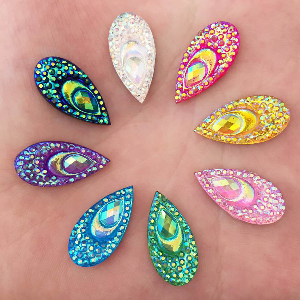 40PCS Resin 10*20mm Teardrop P - Embellishment Glue Craft recensie en prijs