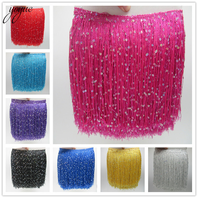 YOYUE 1Yard 20CM Long Polyeste - Beaded Trim Fringe recensie en prijs