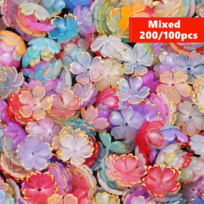 200/100pcs 15mm Colorful Acryl - Embroidery Embellishments recensie en prijs