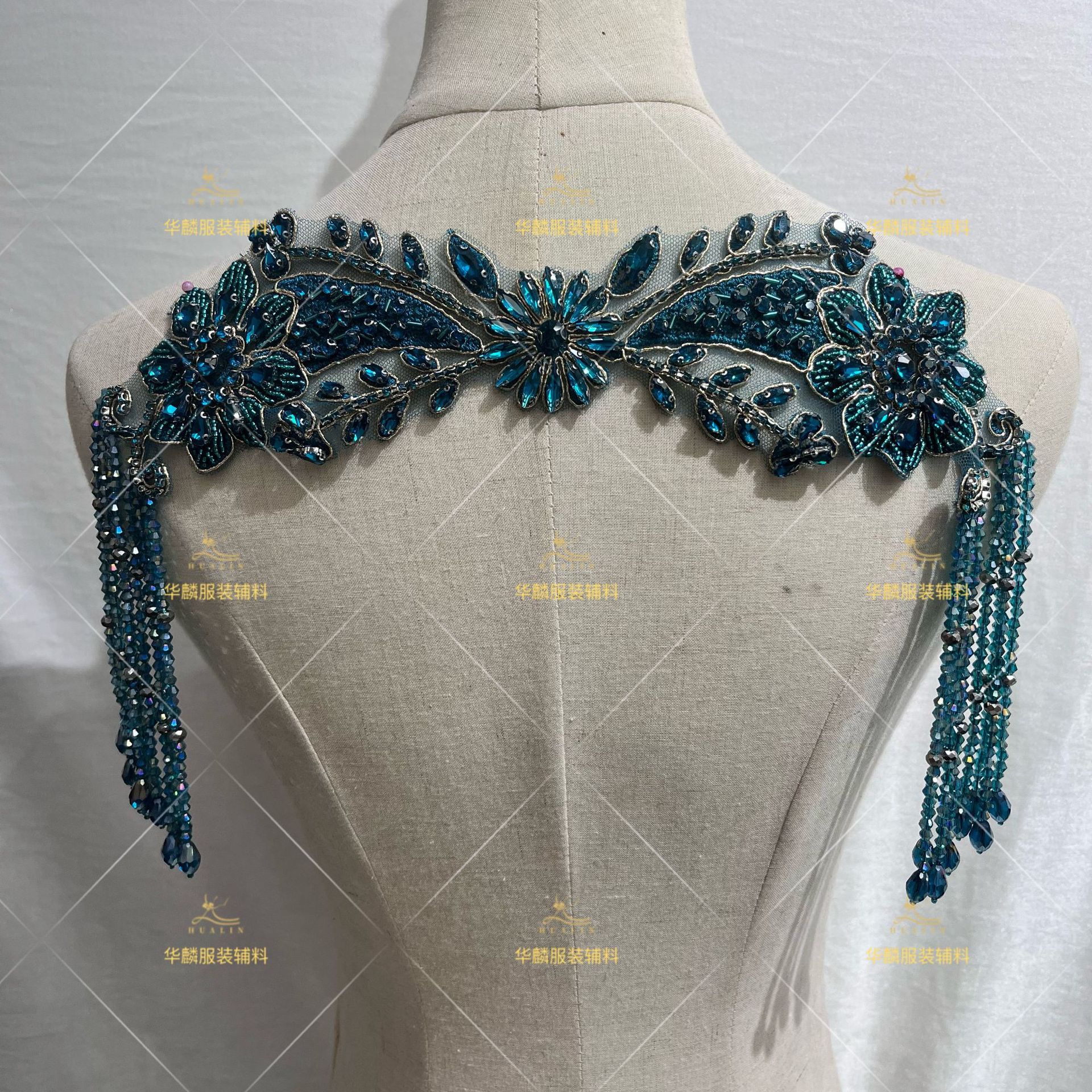 Hand Beaded Fringe Trim with P - Beaded Trim Fringe recensie en prijs