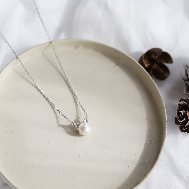 Fashion 925 Sterling Silver Je - Pearl Trim Chain recensie en prijs