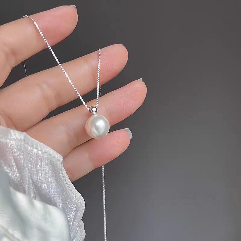 925 Sterling Silver 8mm Pearl  - Pearl Trim Chain recensie en prijs
