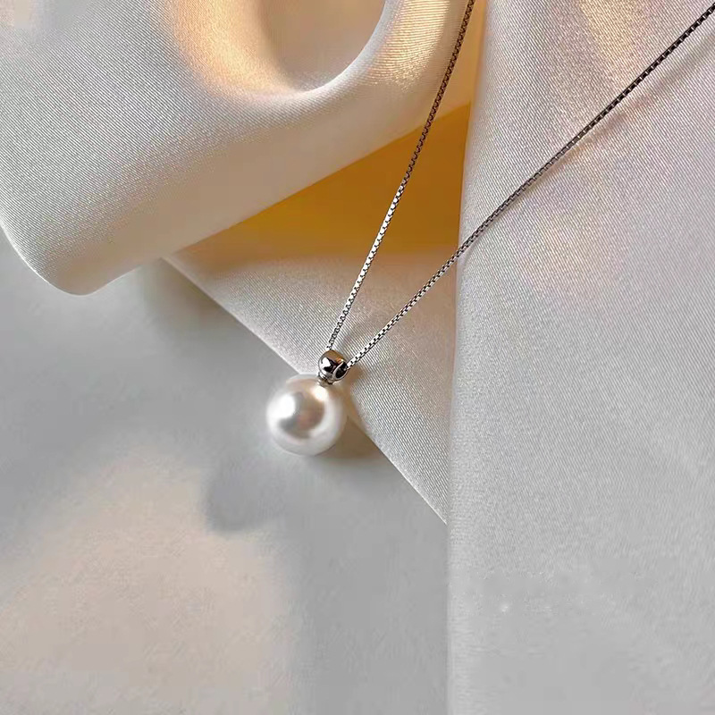 925 Sterling Silver 8mm Pearl  - Pearl Trim Chain recensie en prijs