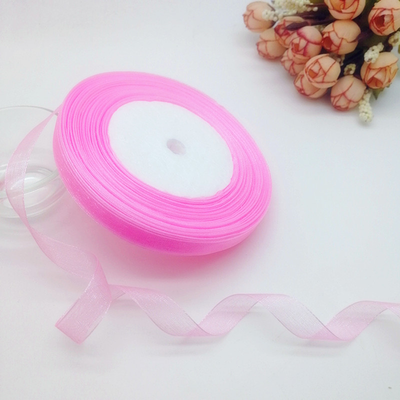 50 Yards 10/20/25mm Width Spoo - Organza Ribbon Spool recensie en prijs