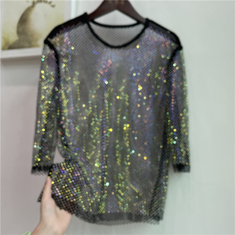 ColorShiny Diamonds  Electric  - Crystal Mesh Fabric recensie en prijs