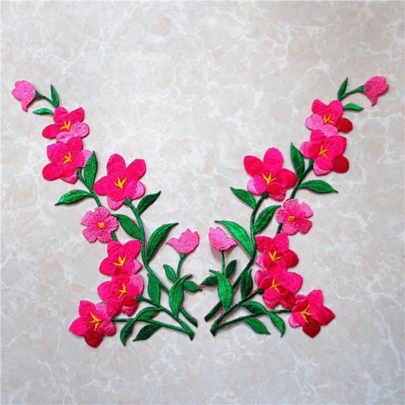 1/2pcs Nice Blue Flower Patch  - Applique Patch Flower recensie en prijs