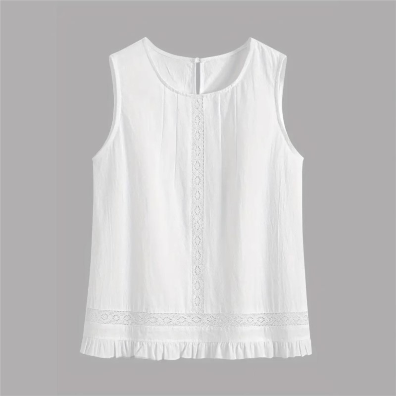 New Women Summer 2Piece Set Wh - Elastic Lace Trim recensie en prijs