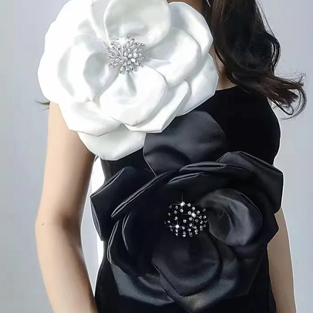 NEW 29cm 3D Big Flower Lace Pa - Applique Patch Flower recensie en prijs