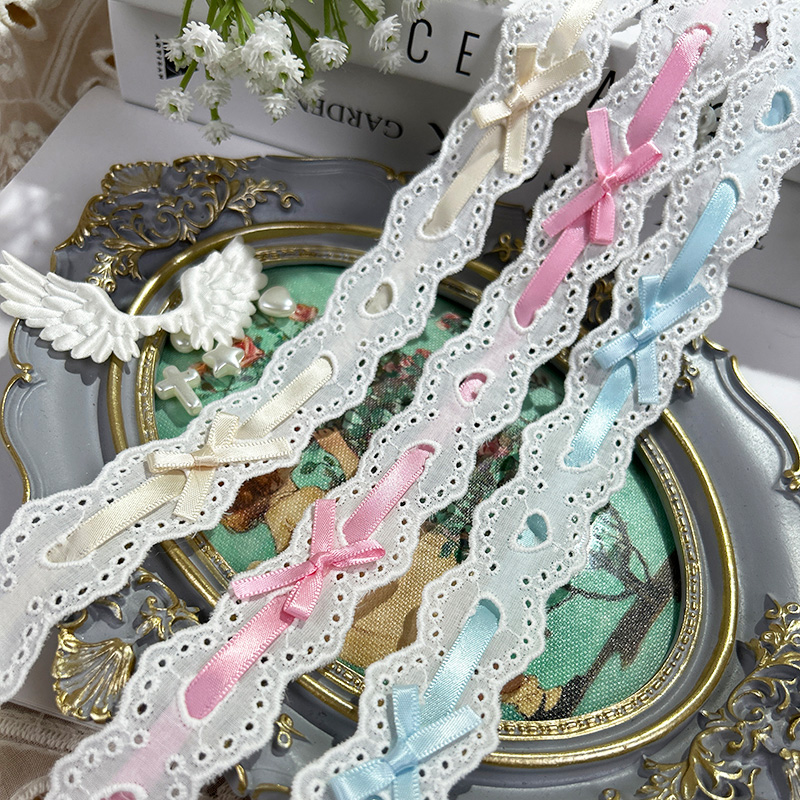 1yard Bow Pleated Lace Lolita  - Lace Ribbon Trim recensie en prijs